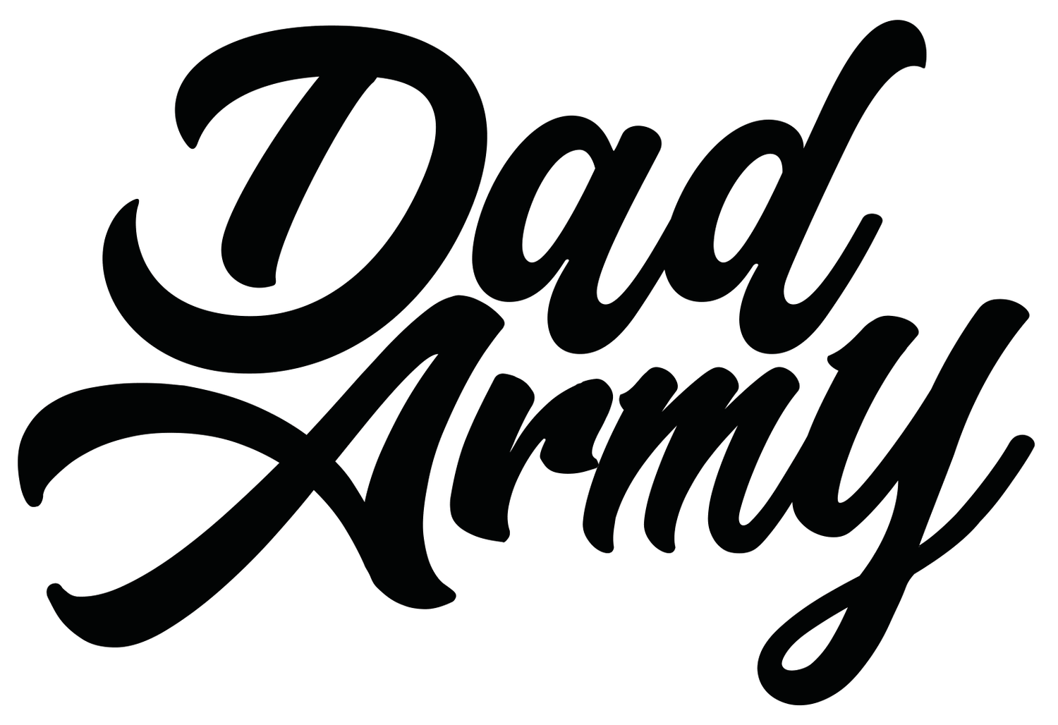 Dad Army Classic Cursive