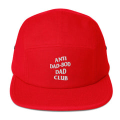 Dad Army's 5 panel cap red front