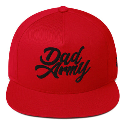 Dad Army's Flat bill cap red front