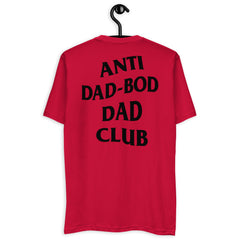 Dad Army's fitted t shirt red back