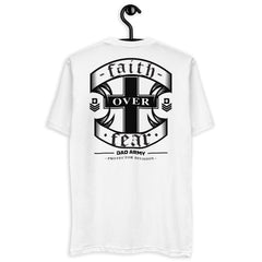 Dad Army's man fitted t shirt white back