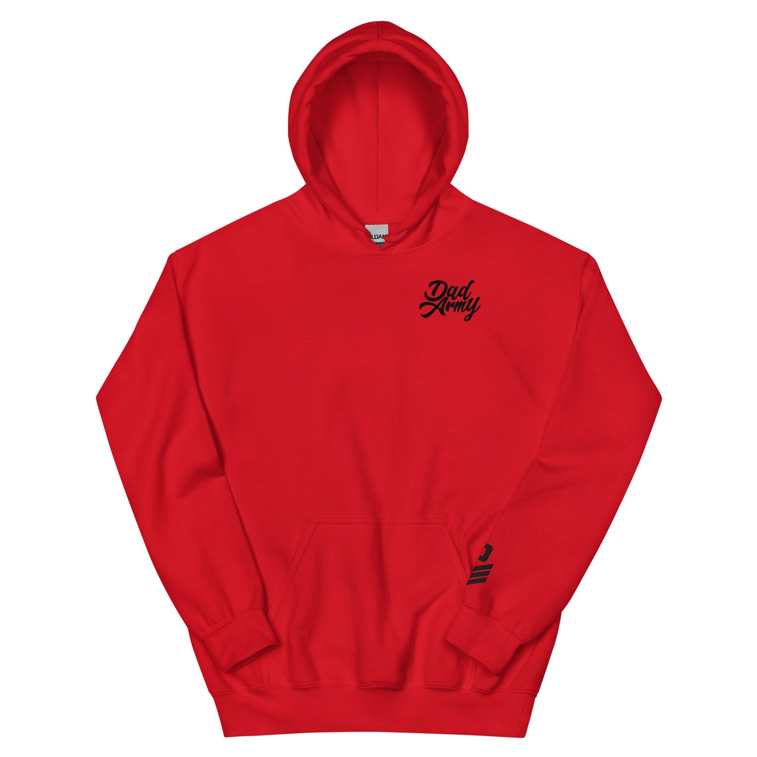 Unisex heavy blend hoodie red front