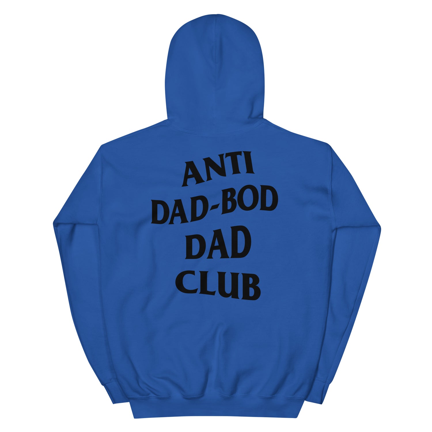 Dad Army's unisex heavy blend hoodie royal back